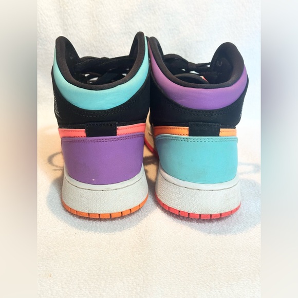 Air Jordan 1 Mid GS \\'Candy\\' multicolor youth size 6.5Y(women's 8)